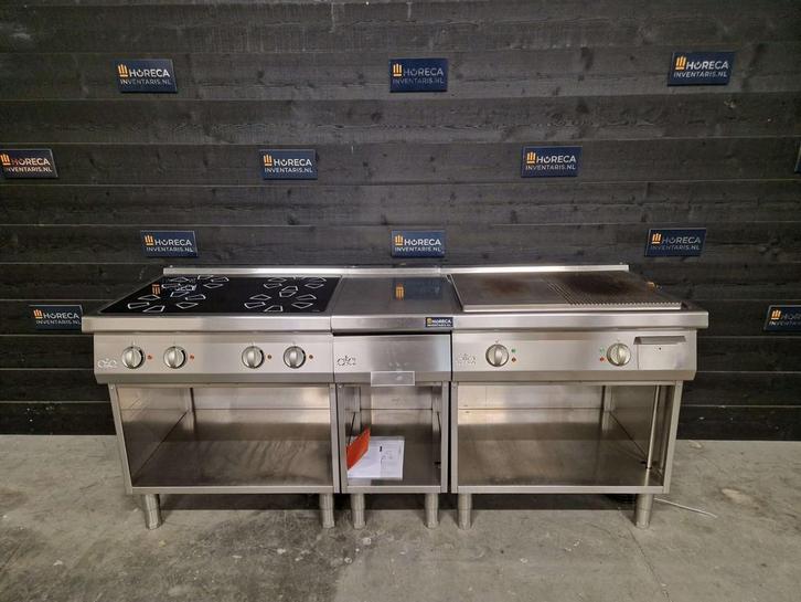 ATA kooklijn | 4-pits keramisch fornuis, bakplaat | 400V, Zakelijke goederen, Horeca | Keukenapparatuur, Gebruikt