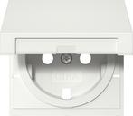 Gira Schuko Socket HC System 55 Pure White Cover - 492227, Verzenden