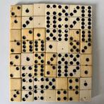 Antiek Dominospel ca. 1900 - Jeu de société - Os et ébène