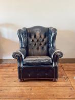 Fauteuil - Leder - Chesterfield oorfauteuil