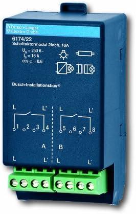 2dekans | Busch-Jaeger 6174/22 Schakelactuatormodule, 16 A, Doe-het-zelf en Bouw, Elektriciteit en Kabels, Ophalen of Verzenden
