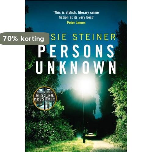 Persons 9780008123345 Susie Steiner, Boeken, Overige Boeken, Gelezen, Verzenden