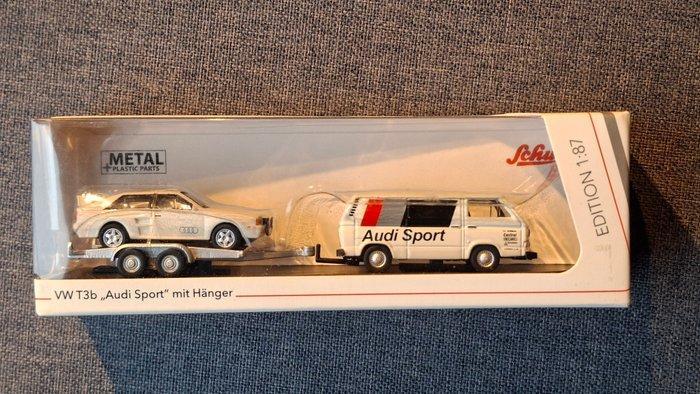 Bburago, Schuco - Modelauto (2) - Audi Quattro rally Hannu, Hobby en Vrije tijd, Modelauto's | 1:5 tot 1:12
