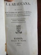 Alonso de Ercilla y Zúñiga. - La araucana - 1821