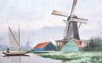 Dutch School (XX) - The mills, Antiquités & Art