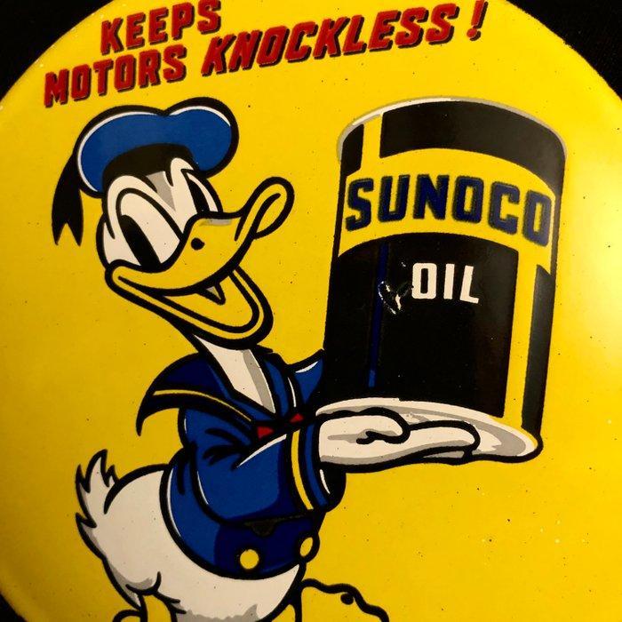 SUNOCO oil - Emaille bord - SUNOCO olie Amerikaans, grappig,, Verzamelen, Disney