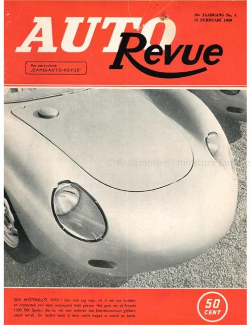 1959 AUTO REVUE MAGAZINE 4 NEDERLANDS, Livres, Autos | Brochures & Magazines, Enlèvement ou Envoi