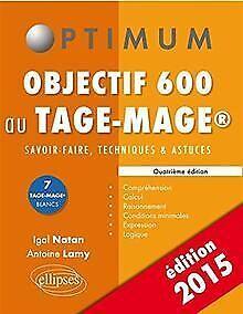 Objectif 600 au Tage-Mage® Édition 2015  Igal Natan, ..., Livres, Livres Autre, Envoi