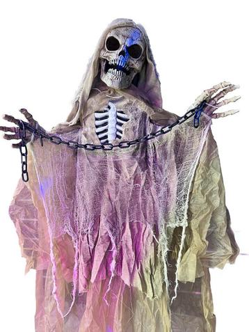 Halloween Decoratie Skelet Met Kettingen Licht Geluid En beschikbaar voor biedingen