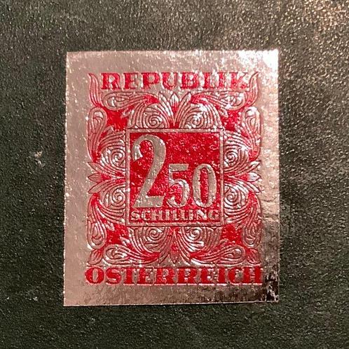 Oostenrijk 1949 - Zeldzaam bewijs van een postzegel van 2,5, Postzegels en Munten, Postzegels | Europa | Oostenrijk