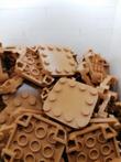 Lego - LEGO NEW 50X Medium Nougat Plate, Modified 4 x 4 with