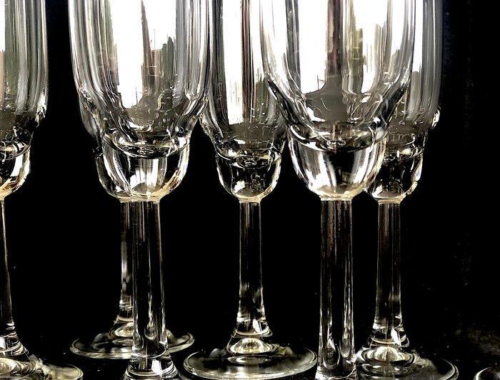 Leerdam - Willem Heesen - Champagneglas (6) - Ambassador -, Antiek en Kunst, Antiek | Meubels | Stoelen en Sofa's