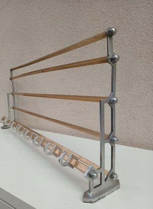 Art-deco Bauhaus Hat coat rack railway luggage train, Antiquités & Art, Art | Objets design