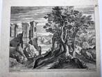Raphael Sadeler I (1560/61-1628/32) - Krajobraz z rycerzem, Antiquités & Art