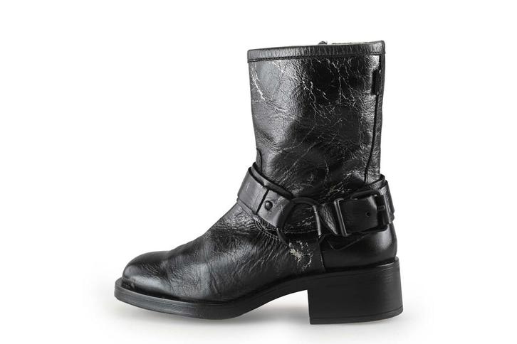 Manfield Biker boots in maat 37 Zwart | 20% korting, Kleding | Dames, Schoenen, Zwart, Gedragen, Overige typen, Verzenden