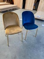 Lena eetkamerstoel, velours, 3 kleuren (nieuw, outlet), Huis en Inrichting, Stoelen, Nieuw, Stof