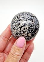 Zwarte toermalijnkwarts palmsteen, Ophalen of Verzenden, Nieuw