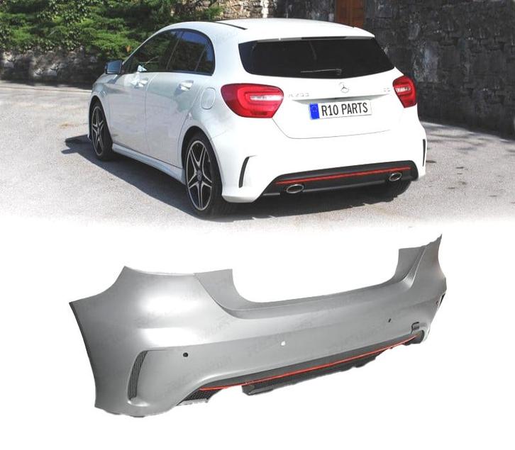 PARE-CHOCS ARRIÈRE MERCEDES CLASSE A W176 12-18 LOOK AMG PDC, Autos : Pièces & Accessoires, Carrosserie & Tôlerie, Envoi
