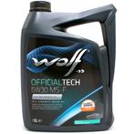 Wolf Officialtech 5W30 MS-F Motorolie 5 Liter, Verzenden