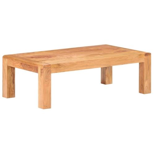 vidaXL Salontafel 110x60x35 cm acaciahout met, Huis en Inrichting, Tafels | Salontafels, Nieuw, Verzenden