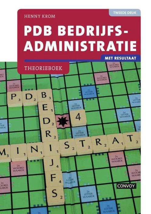 PDB Bedrijfsadministratie 9789463170321 H.M.M. Krom, Boeken, Economie, Management en Marketing, Zo goed als nieuw, Verzenden