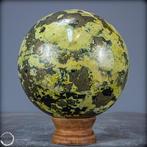 Serpentine et pyrite très rares de première qualité Sphère,