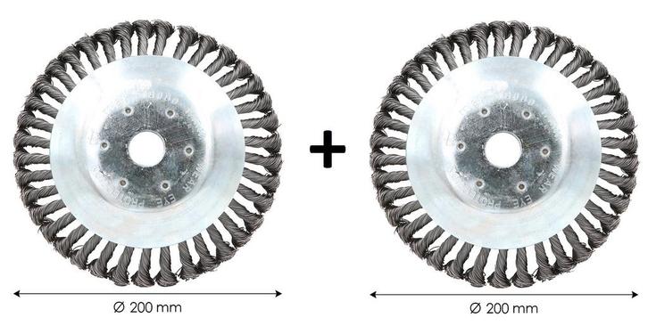 Set van 2 Stuks ! Universele Onkruidborstel - 20 CM -, Tuin en Terras, Hand-tuingereedschap, Nieuw