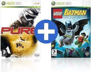 Pure + LEGO Batman the Video Game (Xbox 360 Games), Games en Spelcomputers, Games | Xbox 360, Zo goed als nieuw, Ophalen of Verzenden