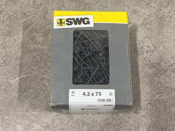 Veiling - 6x SWG gipsplaatschroeven ø4,2x75mm 500-pack, Doe-het-zelf en Bouw, IJzerwaren en Bevestigingsmiddelen