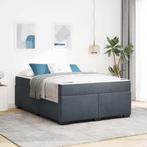 vidaXL Bedframe met matras met matras Donkergrijs 160 x 200, Verzenden, Nieuw