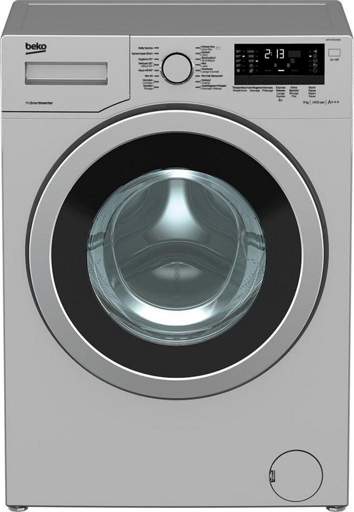 Beko WTC8733XS0S - Wasmachine - 8 kg - 1400 tpm - ProSmart, Elektronische apparatuur, Wasmachines, Ophalen of Verzenden
