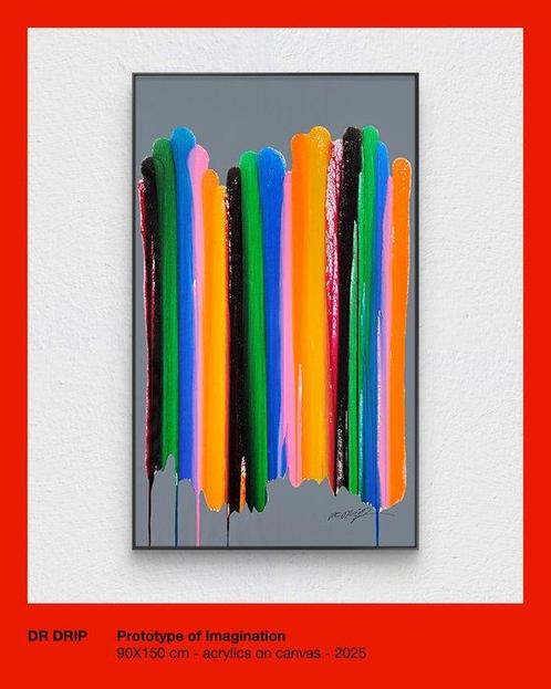 Dr Drip - Prototype of Imagination, Antiek en Kunst, Kunst | Schilderijen | Modern