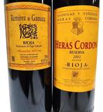 2013 Remírez de Ganuza, reserva & 2002 Heras Cordón, reserva, Nieuw