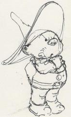 Dulieu, Jean - 1 grote originele pentekening - Paulus de, Boeken, Nieuw