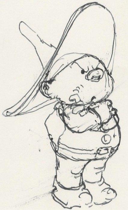 Dulieu, Jean - 1 grote originele pentekening - Paulus de, Livres, BD