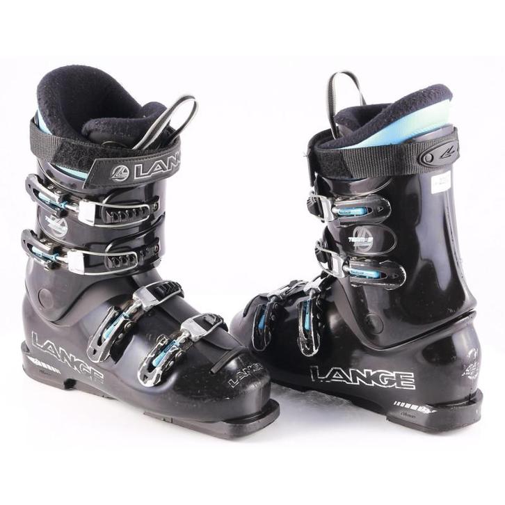 39 40 kinder skischoenen LANGE TEAM 9, micro, black/blue, Sport en Fitness, Skiën en Langlaufen, Ski, Schoenen, Gebruikt, Overige merken