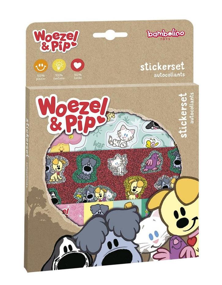 Woezel En Pip Stickerset, Hobby en Vrije tijd, Feestartikelen, Nieuw, Verzenden