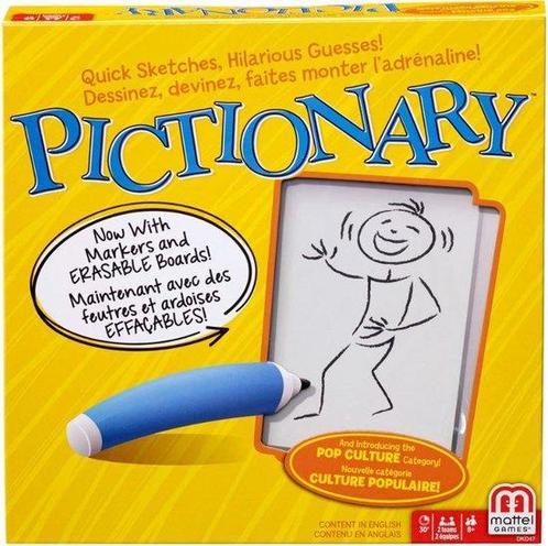 Pictionary Bordspel - Frans (Bordspellen & Puzzels), Kinderen en Baby's, Speelgoed | Kinderpuzzels, Nieuw, Verzenden