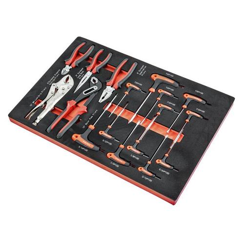 Tangen en Engelse T- inbus + torx set 17 delen – inch, Doe-het-zelf en Bouw, Gereedschapskisten, Ophalen of Verzenden