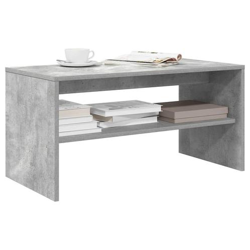 vidaXL Tv-meubel 80x40x40 cm bewerkt hout betongrijs, Huis en Inrichting, Kasten |Televisiemeubels, Nieuw, Verzenden