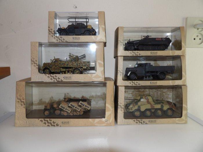 Atlas 1:43 - Model militair voertuig (6) - 6x WW2 Duitse, Kinderen en Baby's, Speelgoed | Overig