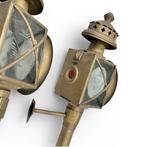 Set van 2 antieke messing wandlantaarns – ca. begin 20e eeuw, Nieuw