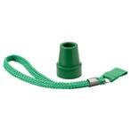 Groene stokdop met polsbandje voor wandelstok, Ophalen of Verzenden