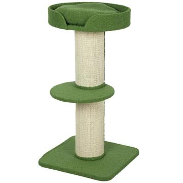 TRUUSK Kattenboom 91cm - Speelboom met Kattenbed - Platform beschikbaar voor biedingen