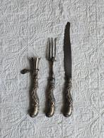 Couverts de service à légumes (3) - Plaqué(e) argent, Acier, Antiquités & Art