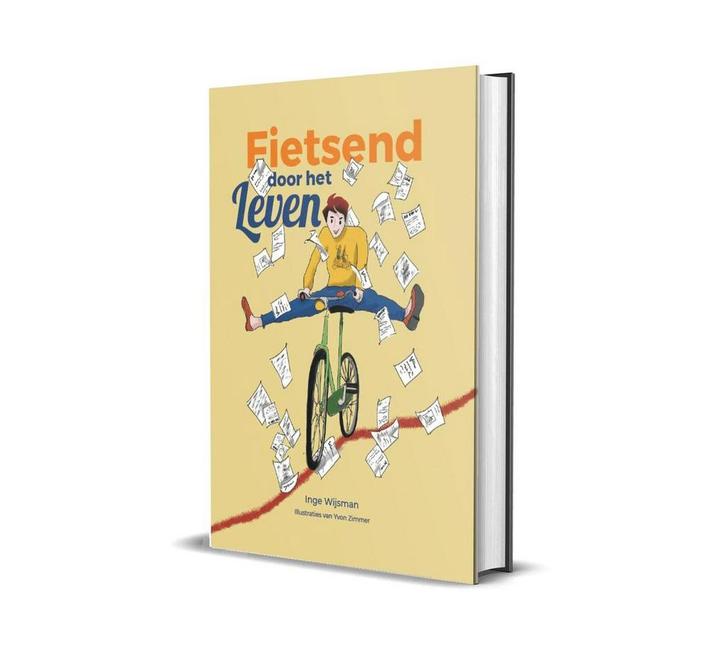 Fietsend door het Leven - Boek 9789090351100 Inge Wijsman, Boeken, Overige Boeken, Zo goed als nieuw, Verzenden
