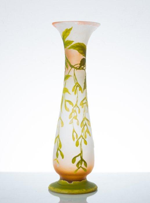 Emile Gallé - Emile Gallé - Vaas - Glas - H 58,5 cm, Antiek en Kunst, Kunst | Designobjecten