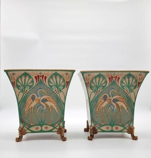 Jardinière (2) - Bronze, Porcelaine, Antiek en Kunst, Curiosa en Brocante