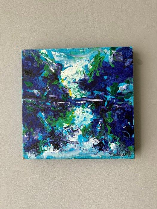 Justus Donker (XX) - Hollands Landschap, Antiek en Kunst, Kunst | Schilderijen | Modern