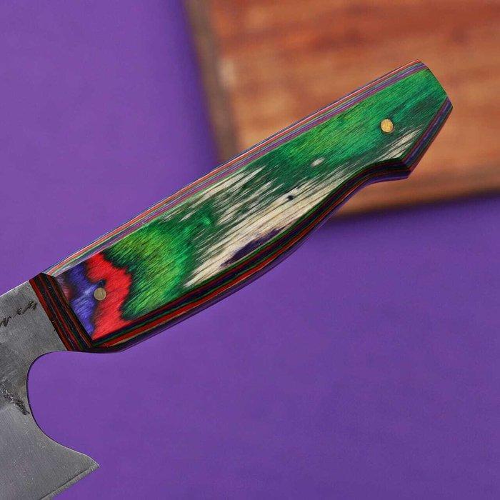 Keukenmes - R608 - hard hout - Italië - Geëmailleerde, Antiquités & Art, Antiquités | Ustensiles de cuisine